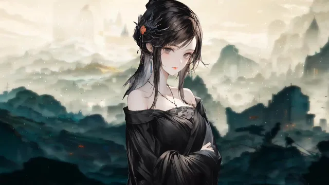 清冷古风少女