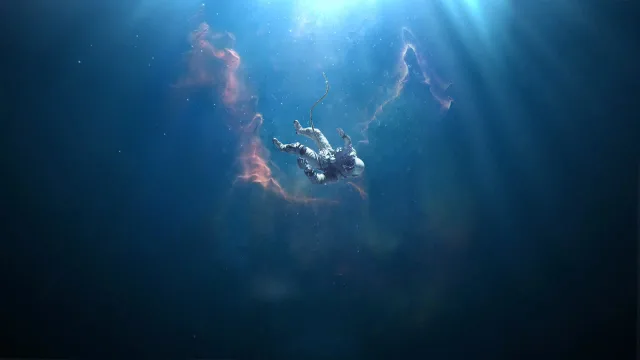 宇航员在太空