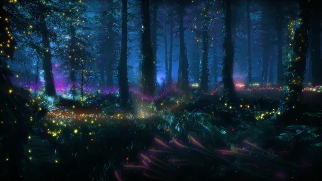 梦幻萤火虫林