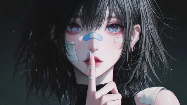 伤愈少女静默