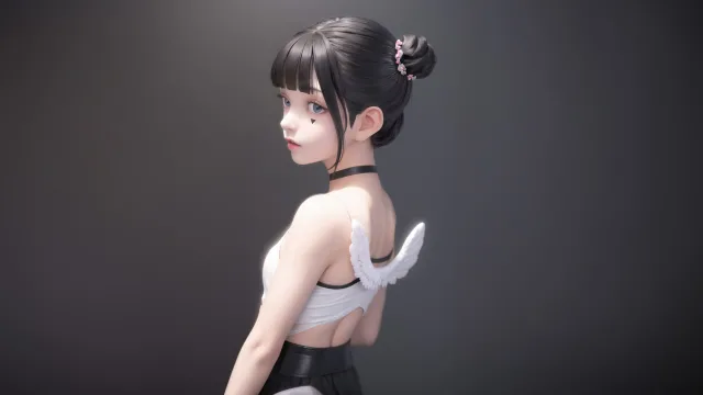 天使少女回眸