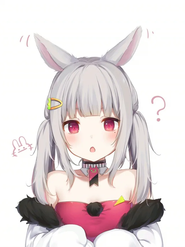 兔耳少女惊愕
