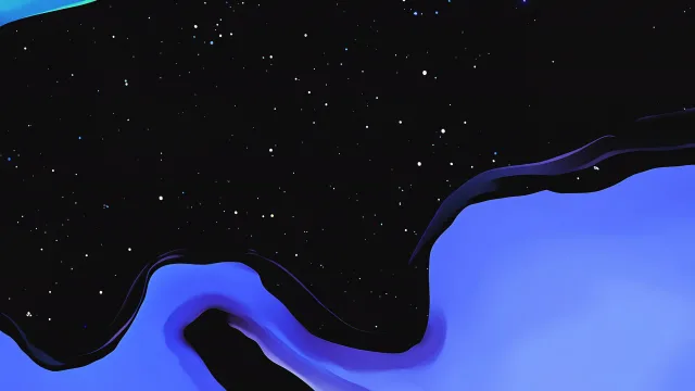 星河蓝流韵
