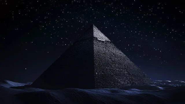 神秘黑色金字塔