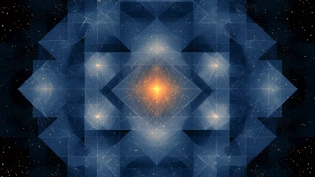 星空几何蓝