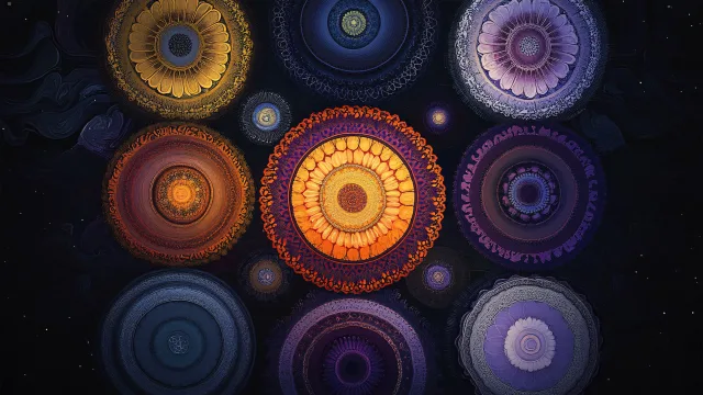 星空圆环壁纸