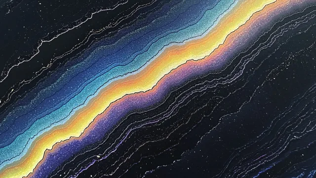 极光绚烂星河