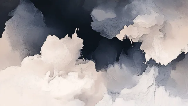 水墨云卷云舒