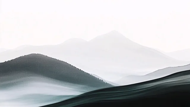 水墨山水意境