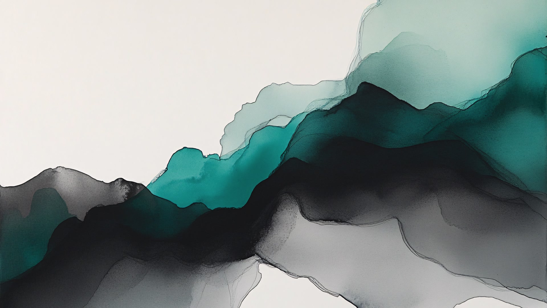 水墨山水意境