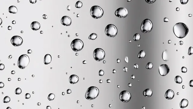 水滴银光壁纸
