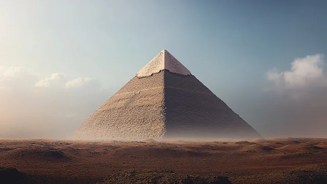 远处的金字塔