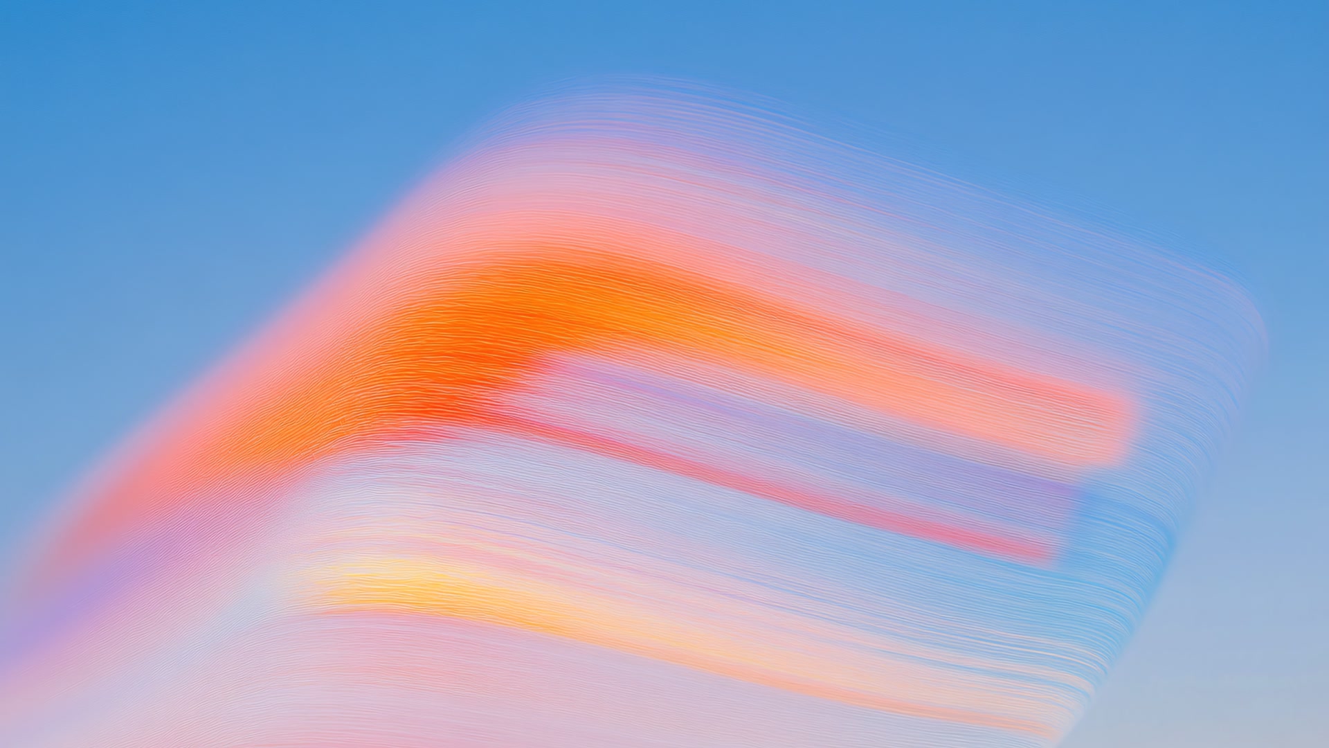 流光溢彩天空