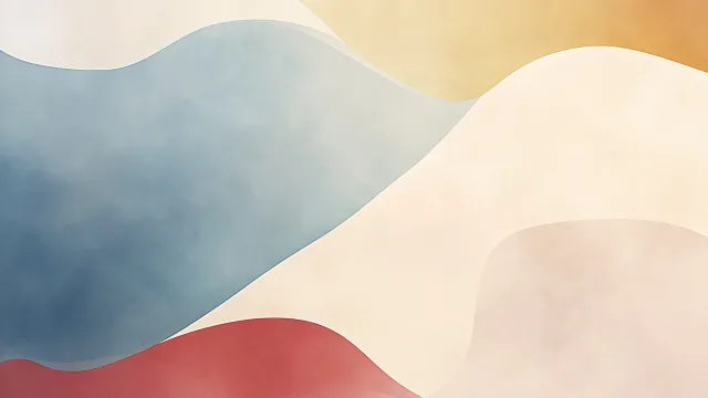 渐变色彩波浪