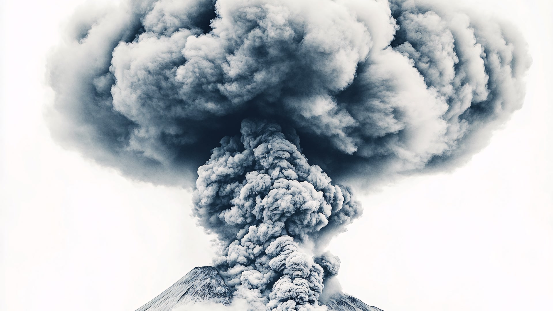火山喷发震撼