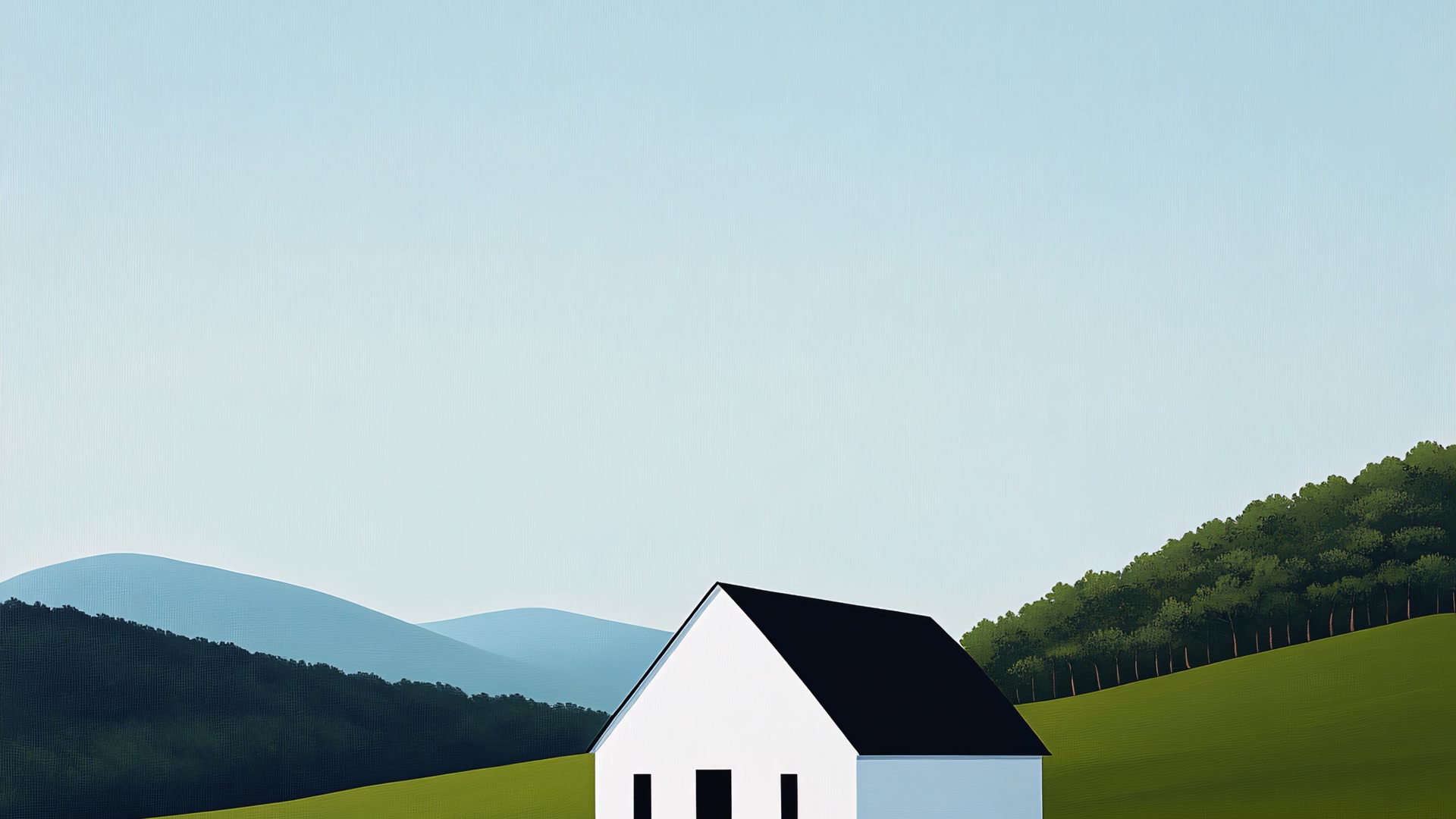 田园小屋风景