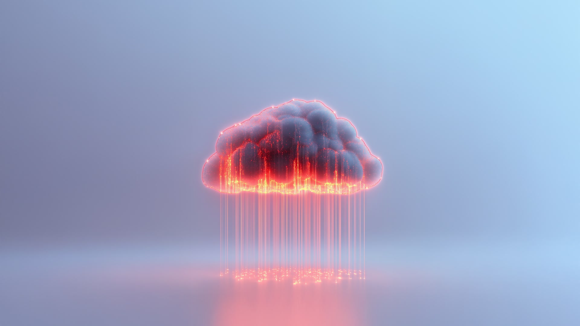 红云垂雨