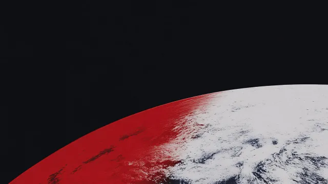 红白星球壁纸