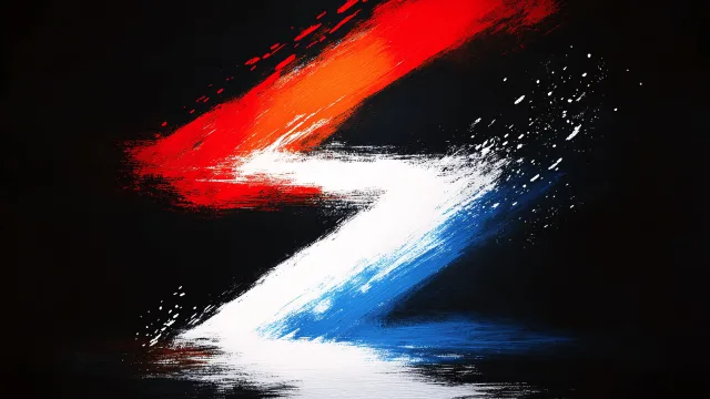 红蓝白Z纹壁纸