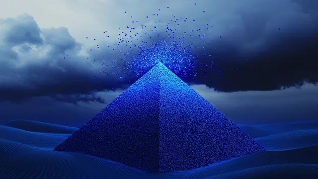 蓝色金字塔