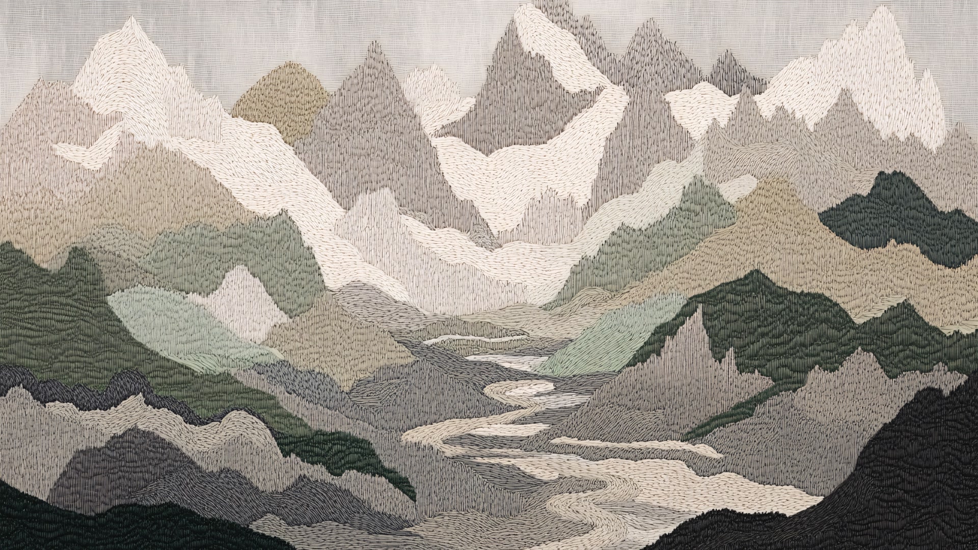 雪山纹理壁纸