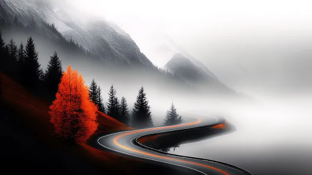 雾山秋路