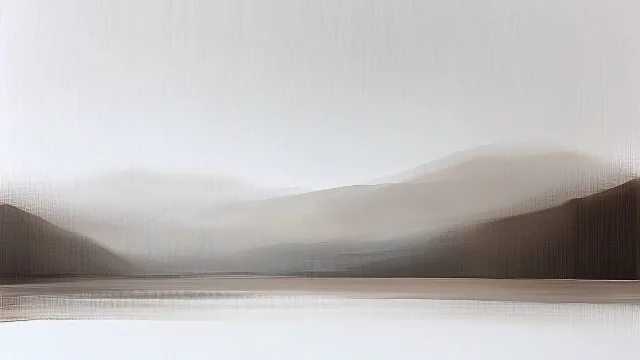 雾霭山峦壁纸