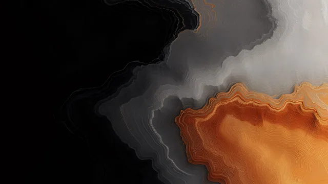 黑灰橙抽象