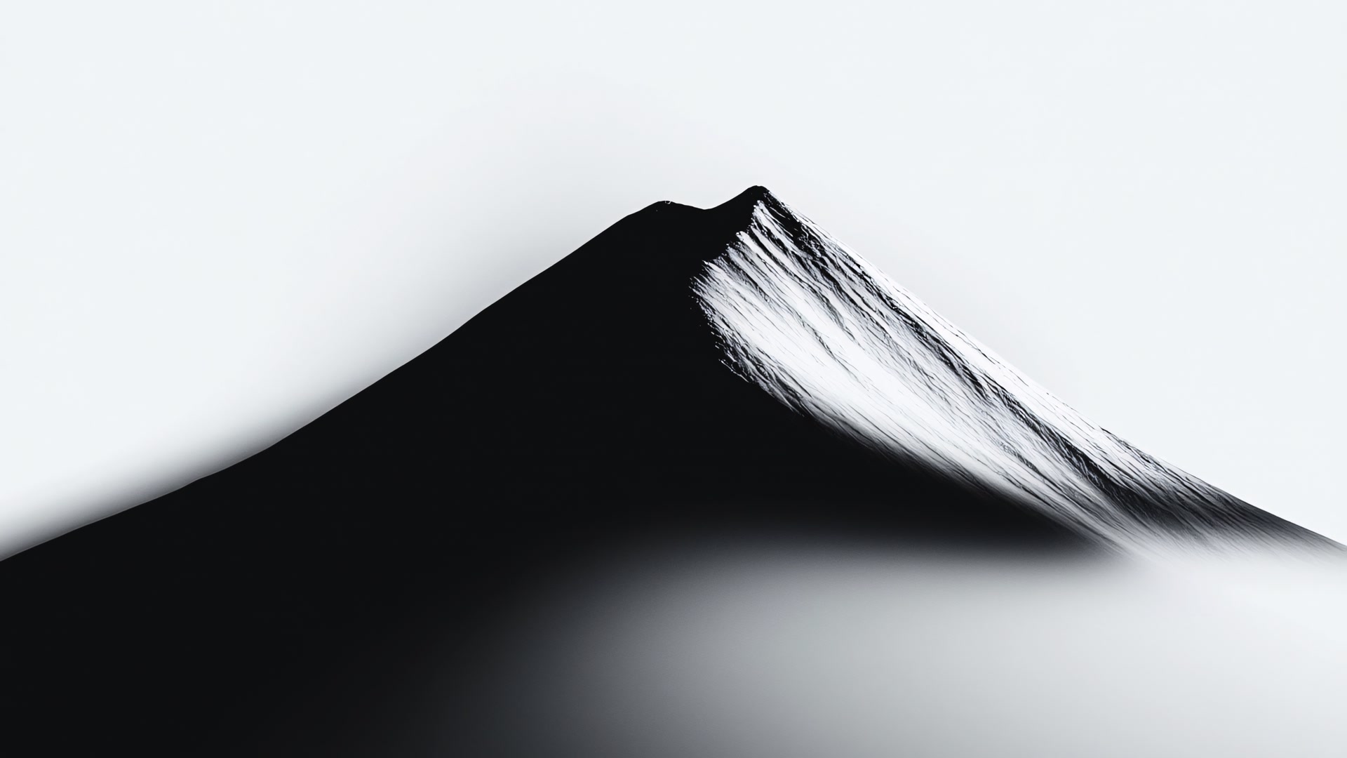 黑白富士山