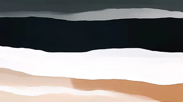 黑白层次抽象