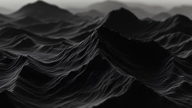 黑白山脉纹理