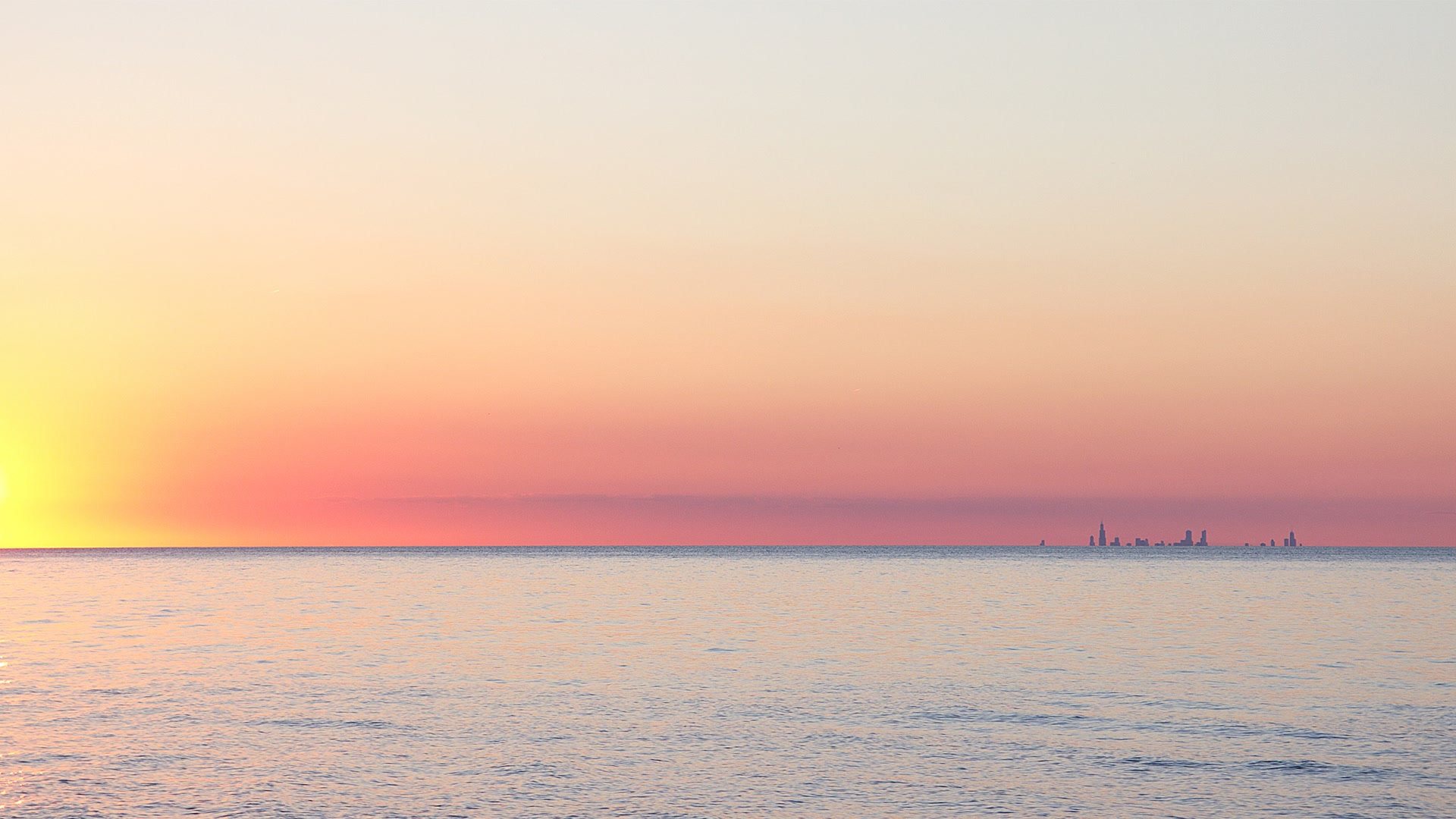 日落海景壁纸