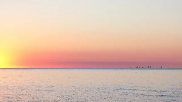 日落海景壁纸