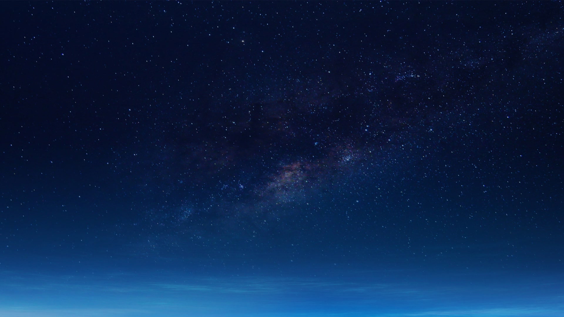 星空下的地球