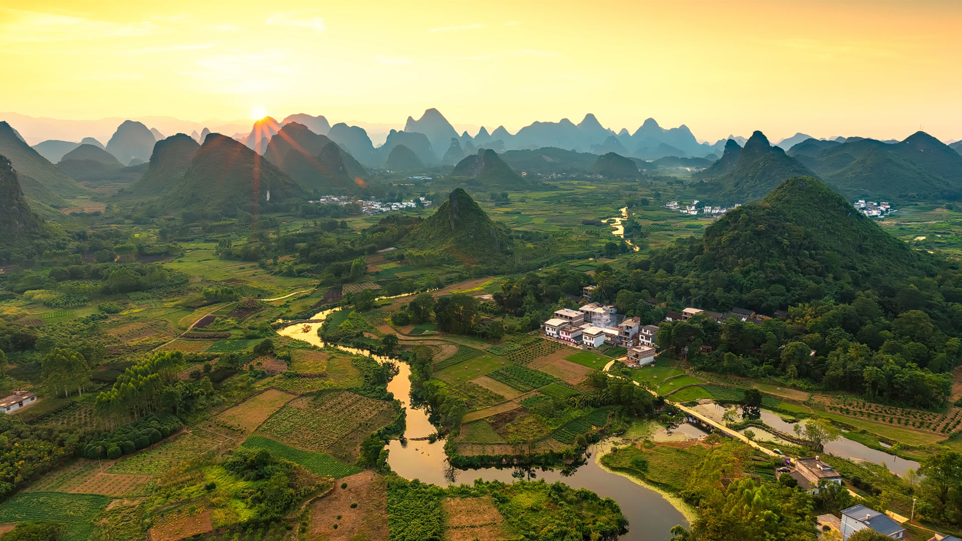 桂林山水画卷