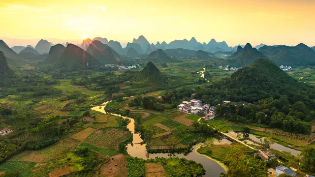 桂林山水画卷