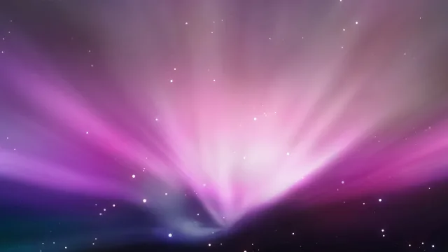 紫霞漫天极光