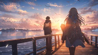 夕阳下的栈桥