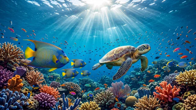 蔚蓝海底秘境