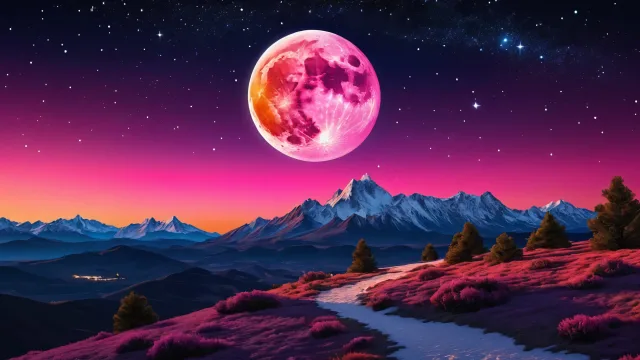 梦幻粉紫星球