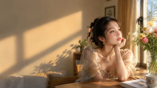 午后花影轻梦