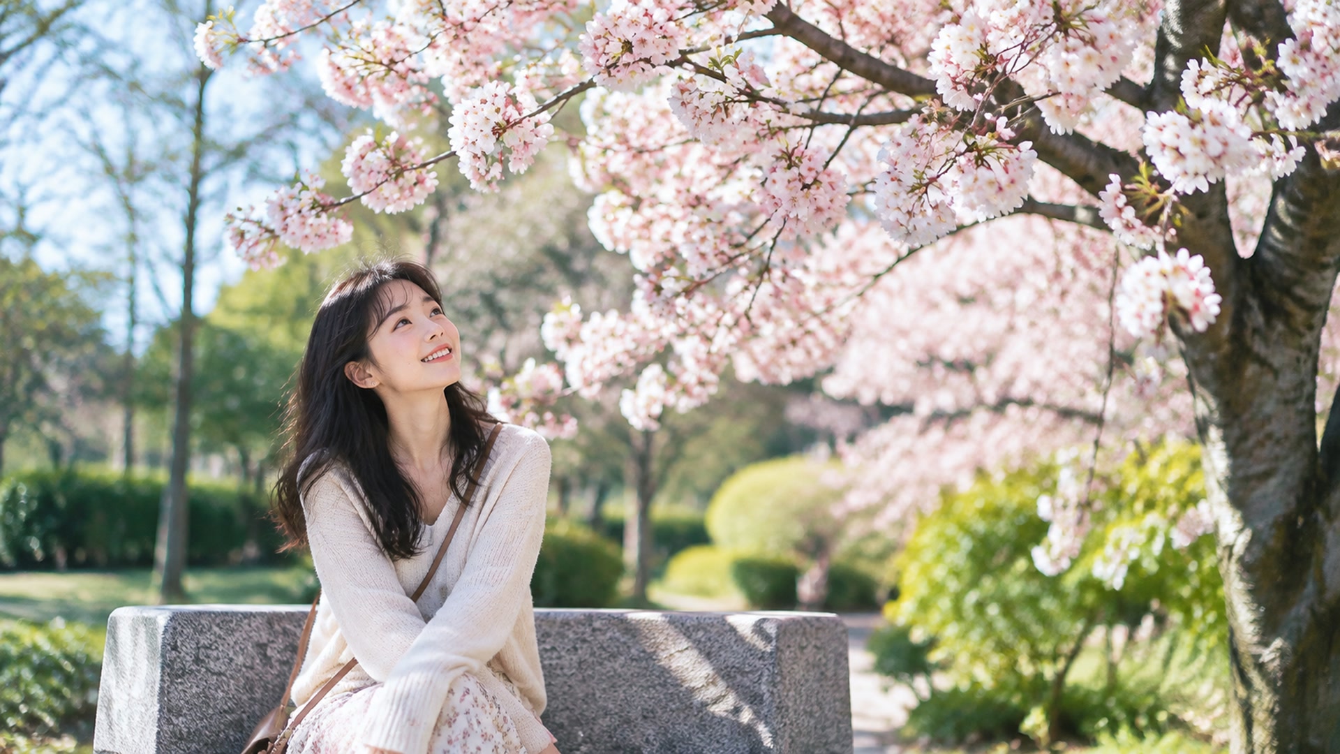 樱花树下的春日