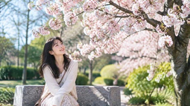 樱花树下的春日
