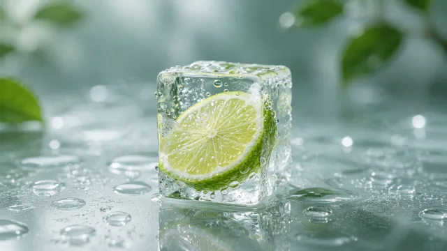 青柠凝冰水光萦