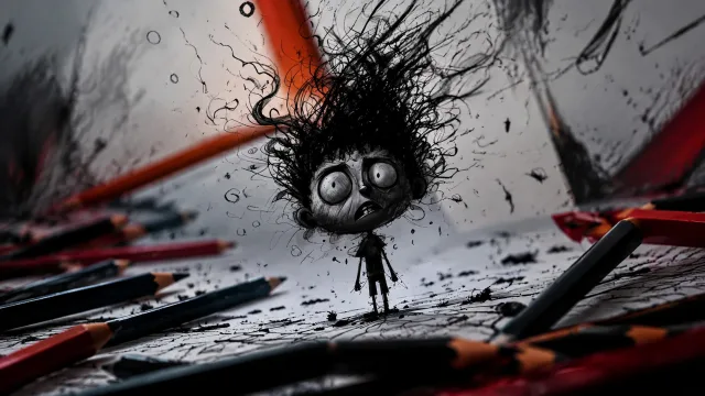 涂鸦惊魂小人影