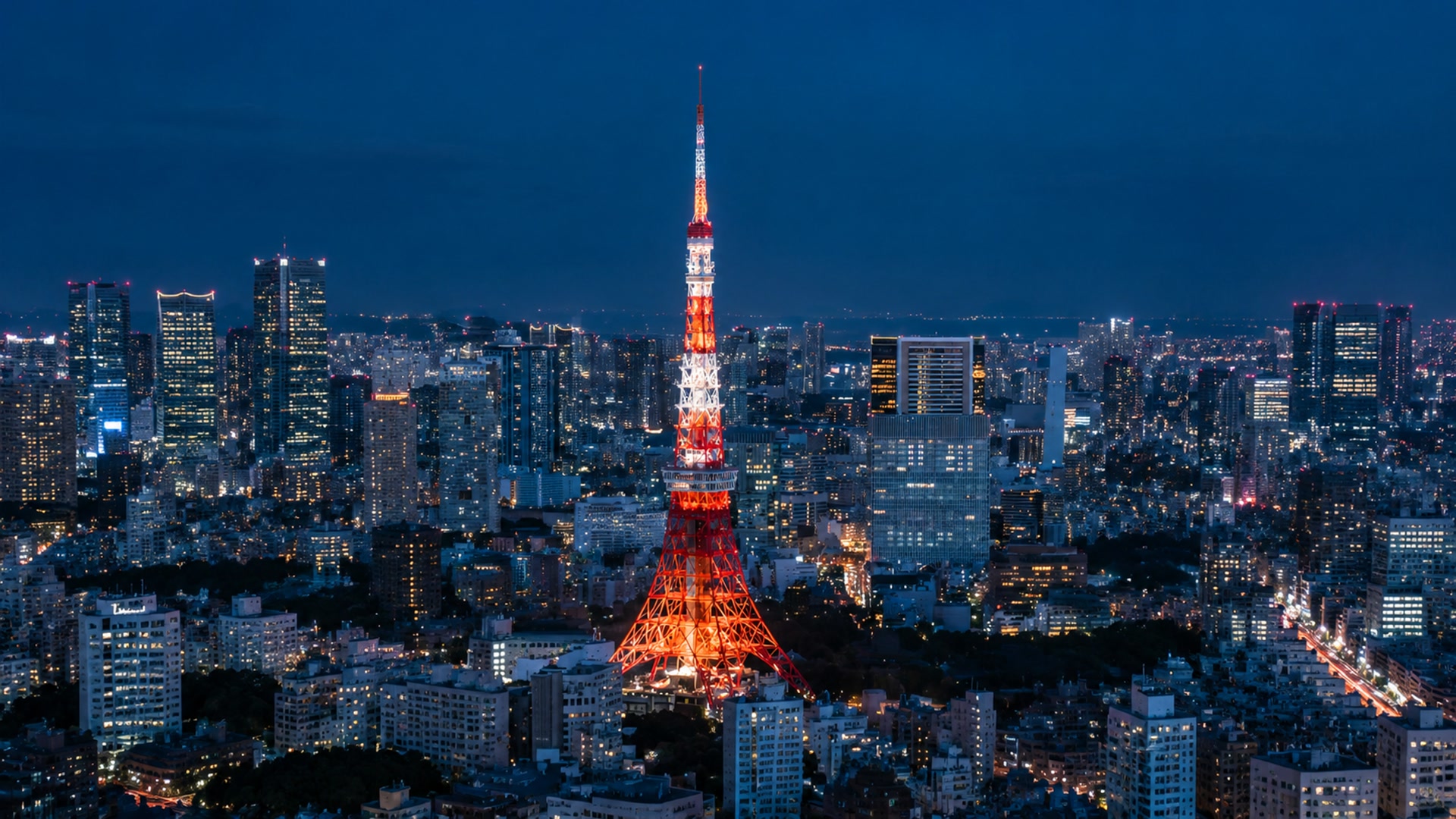 东京铁塔夜景