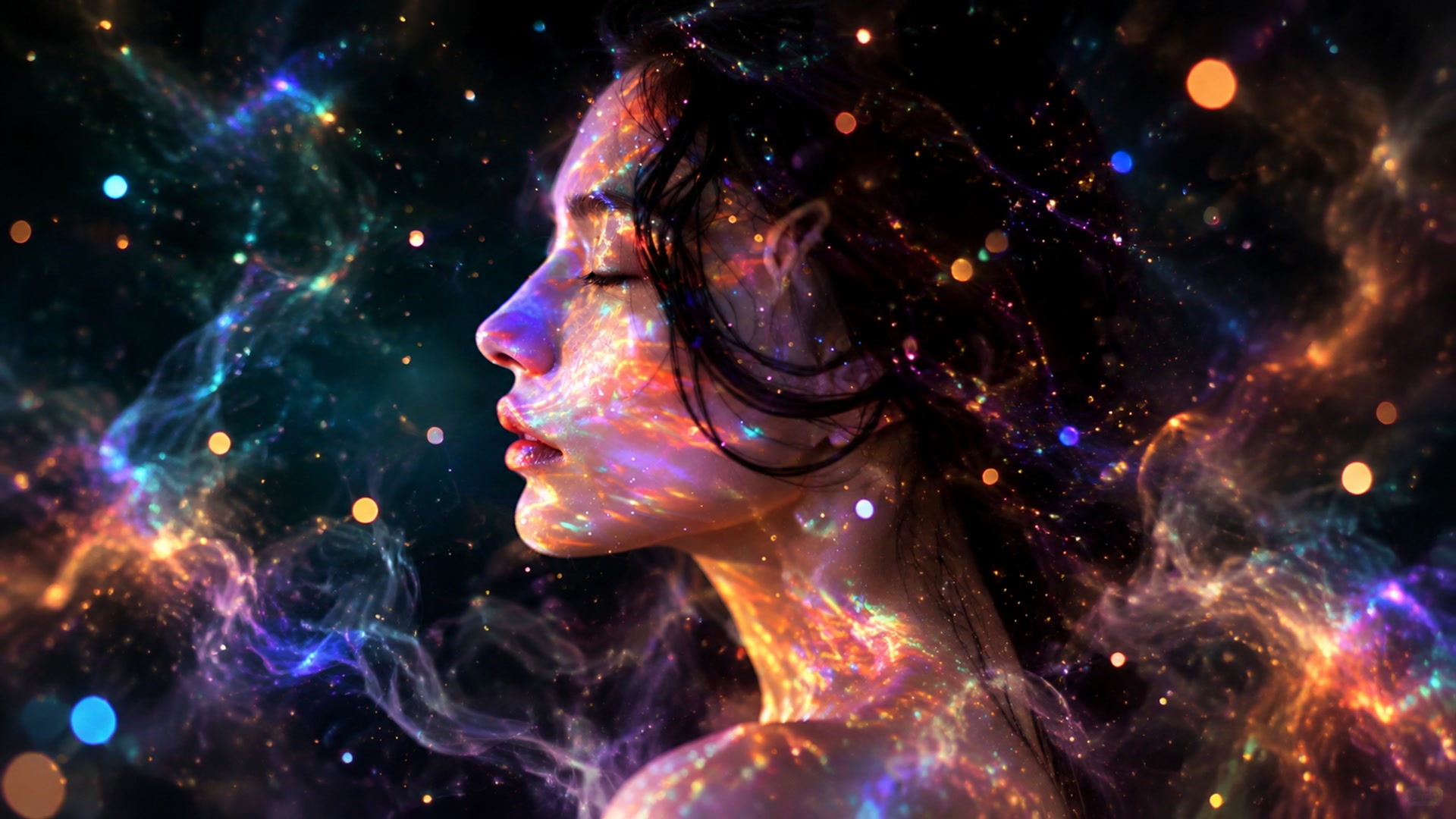 星河梦境人像壁纸