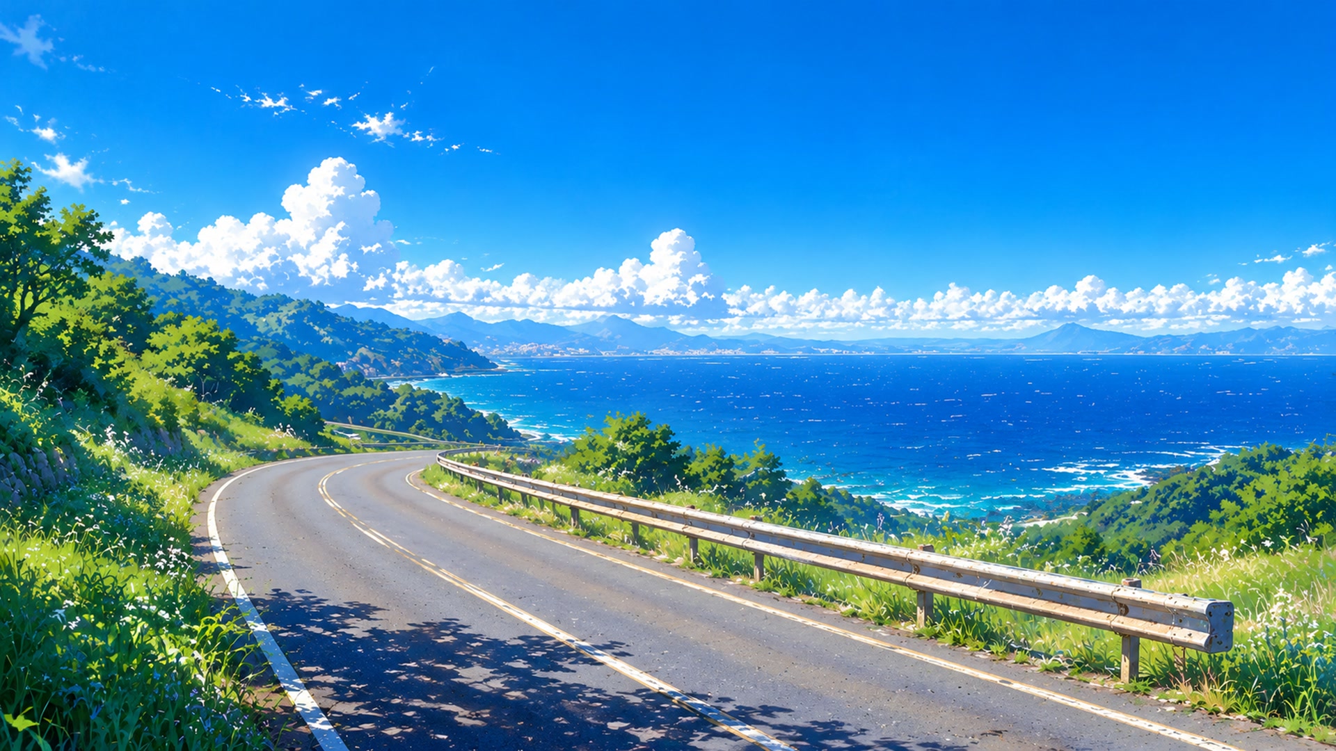 海岸公路晴空