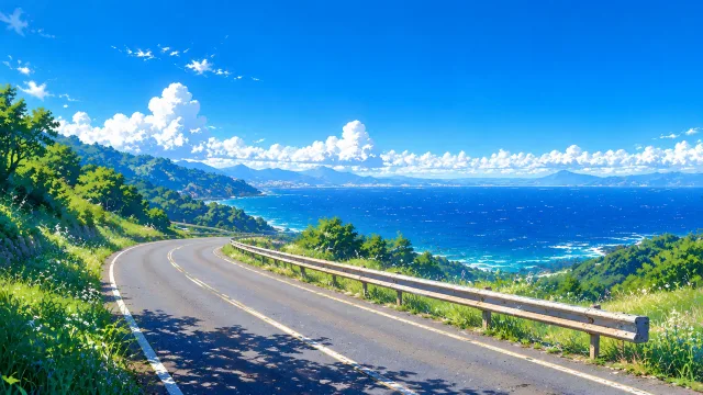 海岸公路晴空