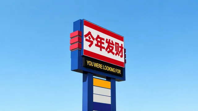 蓝天下的年发财